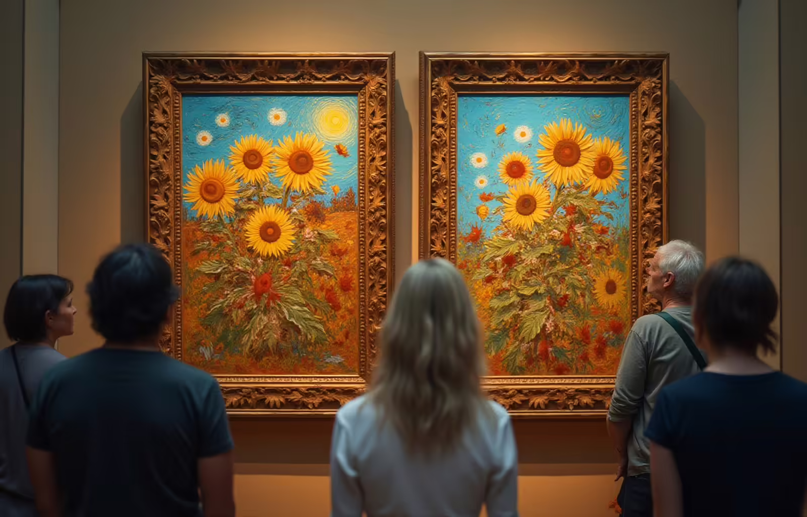 Activistas del clima vuelven a apuntar a las girasoles de Van Gogh